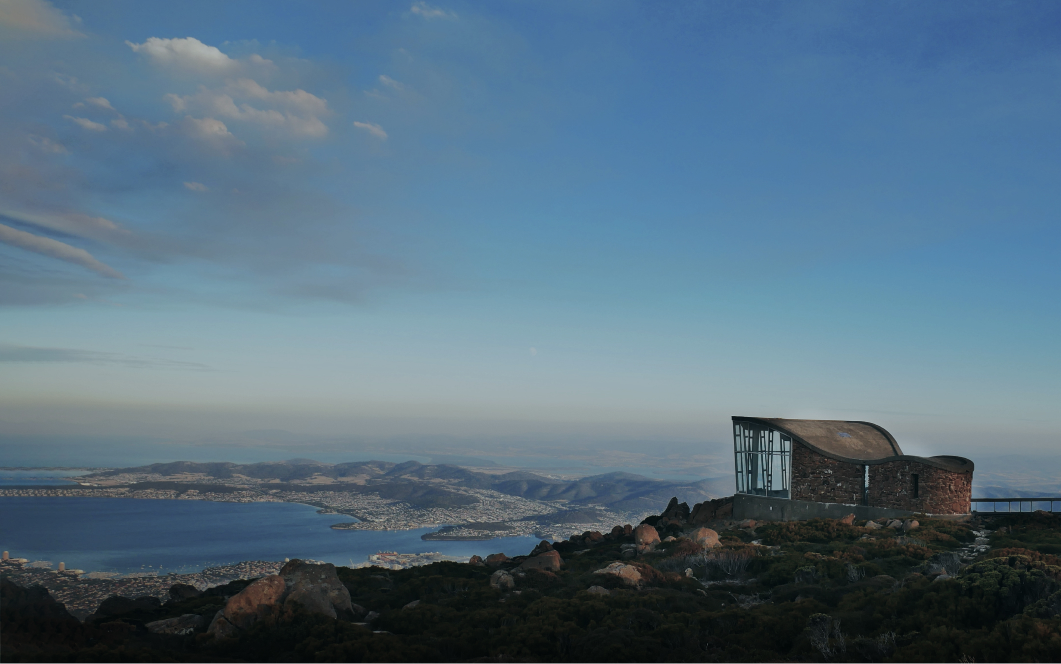 Landscape view of Mount Wellington